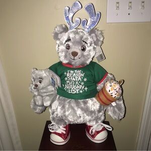 Build A Bear Grizz All Dressed Up With Mini Beans Grizz